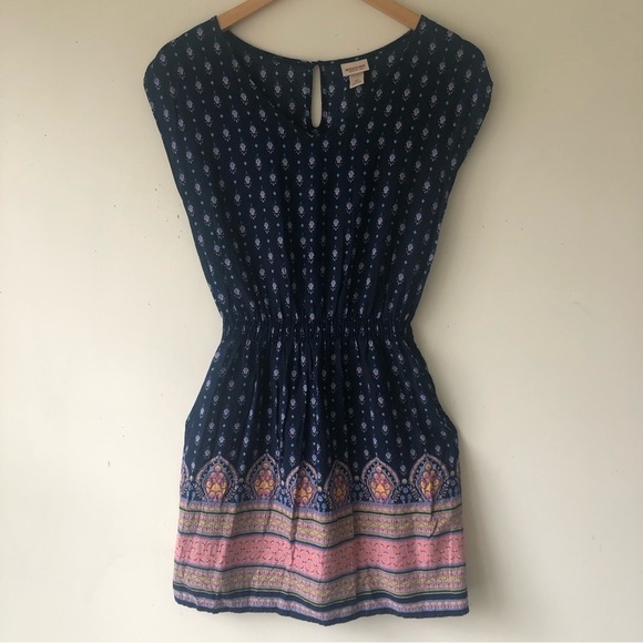 Mossimo Supply Co Boho Floral Print Mini Dress - Picture 3 of 8